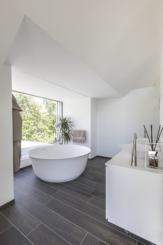Villa Il Ciabot - bagno Gessi con vasca freestanding