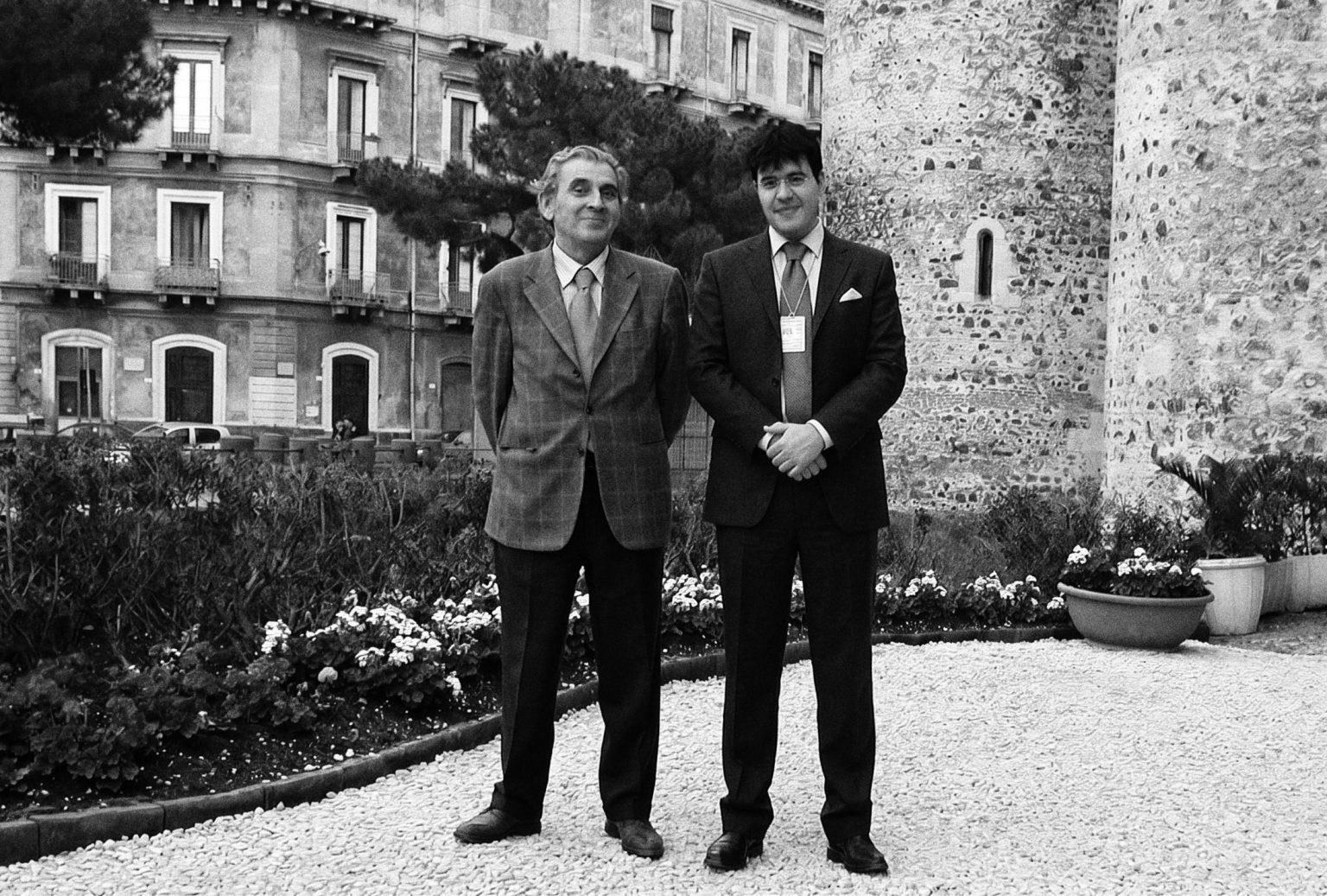 Ippolito Calvi di Bergolo e Matteo Grotto al Culture Med di Napoli, 2003